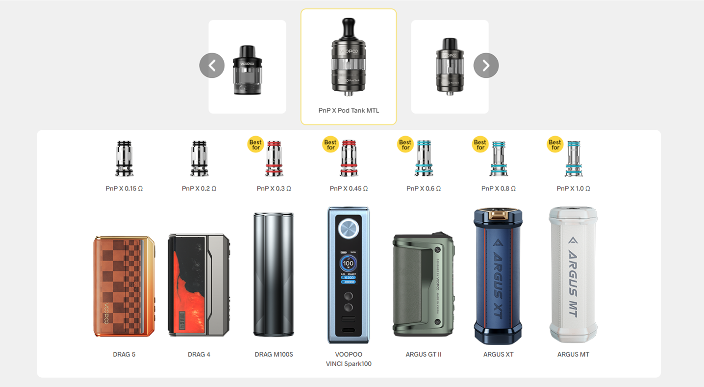 elf bar vape uk UFORCE-L TANK main image 1